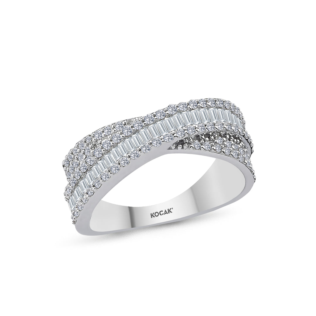 1.06 Karat Baguette Diamond Ring