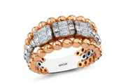 0.37 Karat Baguette Diamond Ring