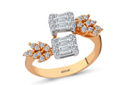 0.62 Karat Baguette Diamond Ring