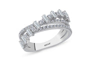 0.84 Karat Baguette Diamond Ring