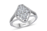 0.33 Karat Baguette Diamond Ring