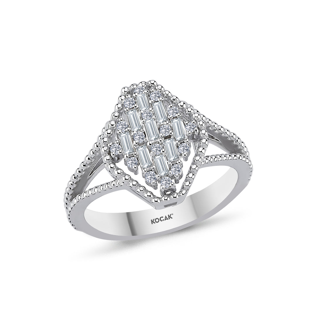 0.33 Karat Baguette Diamond Ring