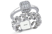 0.36 Karat Baguette Diamond Ring