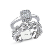 0.36 Karat Baguette Diamond Ring