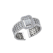 0.80 Karat Baguette Diamond Ring