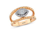 0.18 Karat Baguette Diamond Ring