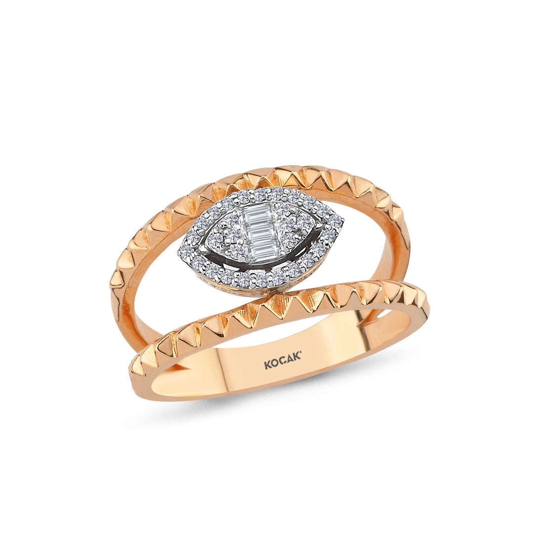 0.18 Karat Baguette Diamond Ring
