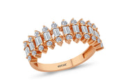 0.92 Karat Baguette Diamond Ring