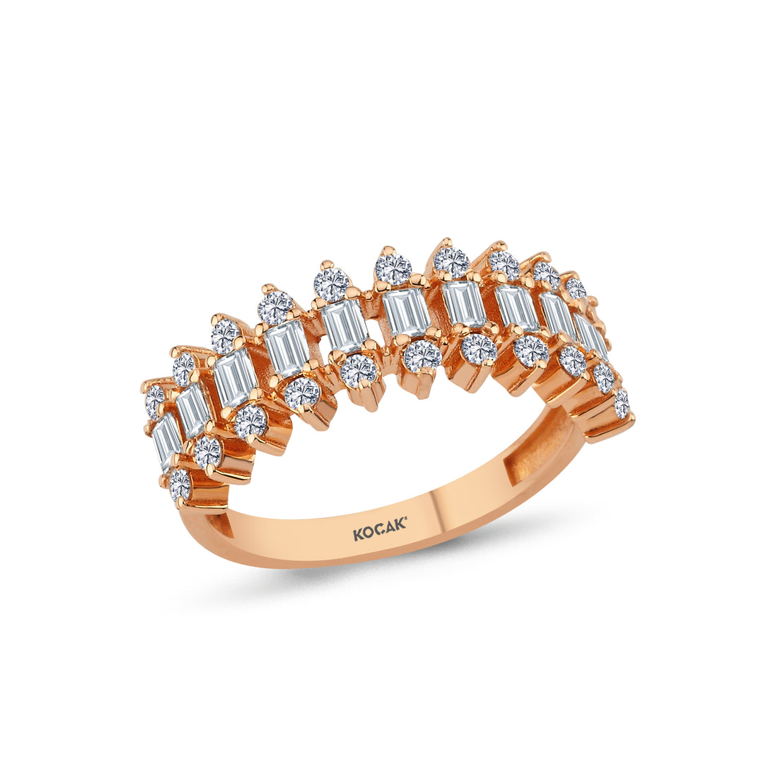 0.92 Karat Baguette Diamond Ring