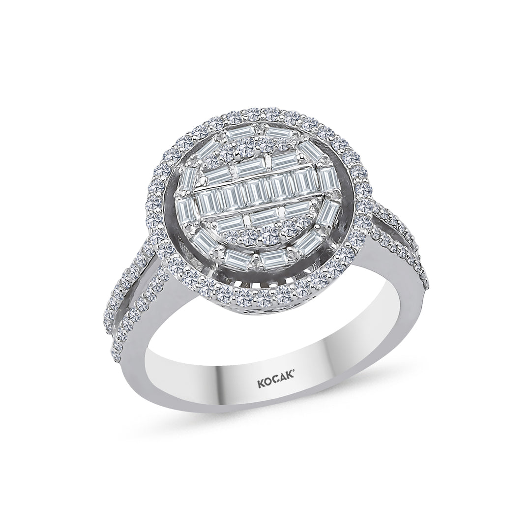 0.91 Karat Baguette Diamond Ring