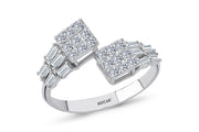 0.82 Karat Baguette Diamond Ring