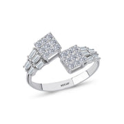 0.82 Karat Baguette Diamond Ring