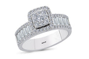 1.21 Karat Diamond Baguette Ring