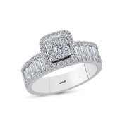 1.21 Karat Diamond Baguette Ring