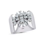 0.86 Karat Diamond Baguette Ring