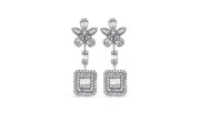 1.62 Karat Diamond Baguette Earrings