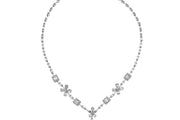 2.79 Karat Diamond Baguette Necklace