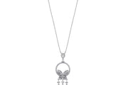 0.87 Karat Diamond Baguette Necklace