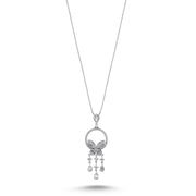 0.87 Karat Diamond Baguette Necklace