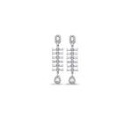 Load image into Gallery viewer, 1.19 Karat Diamond Baguette Earrings