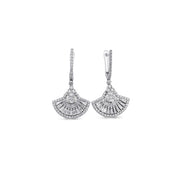 1.81 Karat Diamond Baguette Earrings
