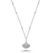 1.22 Karat Diamond Baguette Necklace