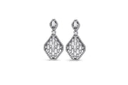 0.75 Karat Diamond Baguette Earrings