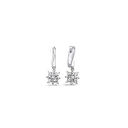 0.68 Karat Diamond Earrings