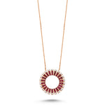 Load image into Gallery viewer, 1.78 Karat Diamond Ruby Necklace