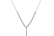 0.92 Karat Diamond Baguette Necklace