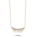 Load image into Gallery viewer, 0.77 Karat Diamond Baguette Necklace
