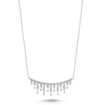Load image into Gallery viewer, 0.78 Karat Diamond Baguette Necklace