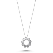 0.91 Karat Diamond Baguette Necklace