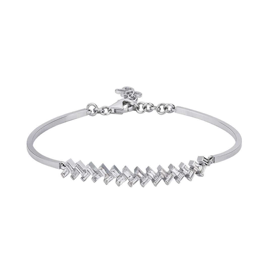 0.69 Karat Diamond Baguette Bracelet