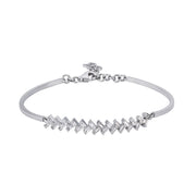 0.69 Karat Diamond Baguette Bracelet