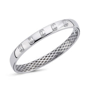 0.49 Karat Diamond Baguette Bracelet
