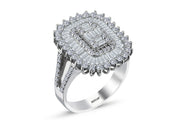 1.61 Karat Diamond Baguette Ring