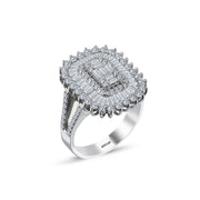 1.61 Karat Diamond Baguette Ring