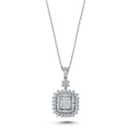 Load image into Gallery viewer, 0.62 Karat Diamond Baguette Necklace
