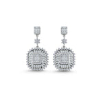 Load image into Gallery viewer, 1.20 Karat Diamond Baguette Earrings