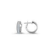 0.77 Karat Diamond Baguette Earrings