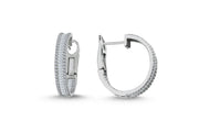 1.66 Karat Diamond Baguette Earrings