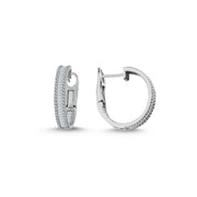 1.66 Karat Diamond Baguette Earrings