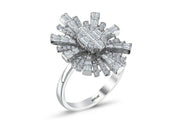1.03 Karat Diamond Baguette Ring