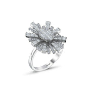 1.03 Karat Diamond Baguette Ring