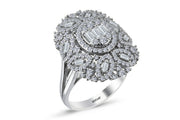 1.25 Karat Diamond Baguette Ring