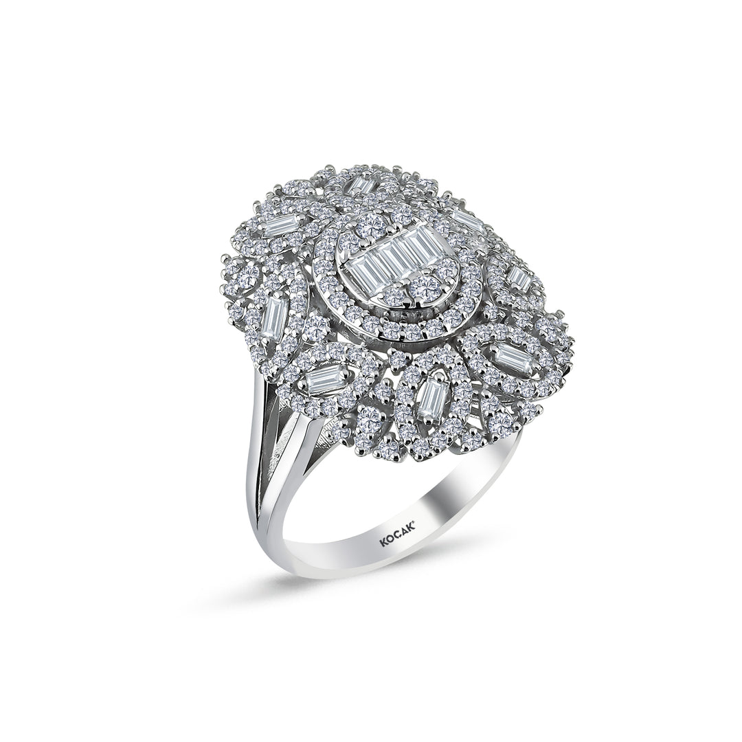 1.25 Karat Diamond Baguette Ring