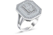 2.06 Karat Diamond Baguette Ring