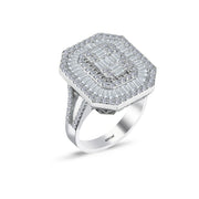 2.06 Karat Diamond Baguette Ring