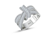1.91 Karat Diamond Baguette Ring